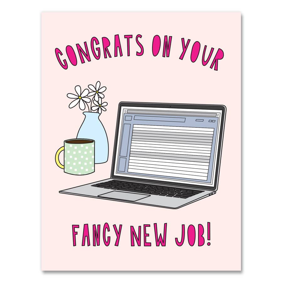 Fancy New Job Card